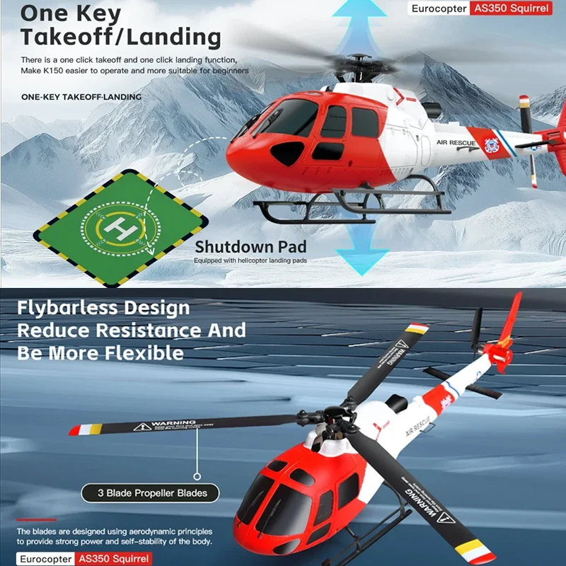 WLtoys 4CH K150-AS350 RC Helik - Rc Helicopter Gas recensie en prijs