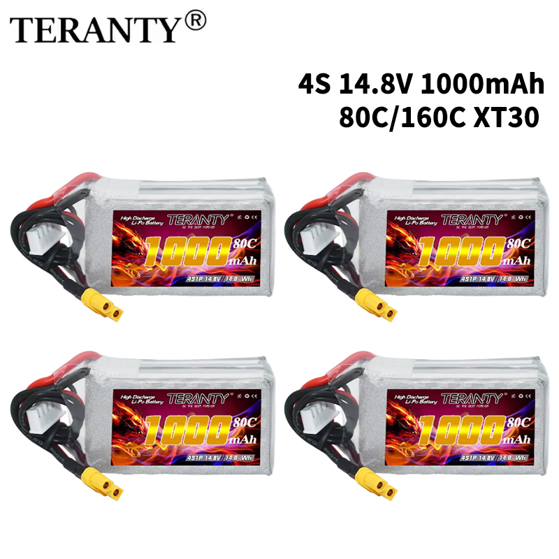 TERANTY 4S 1000mAh 14.8V 80C/1 - Rc Helicopter Parts recensie en prijs