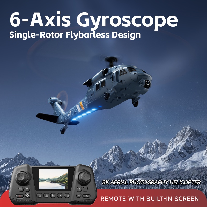 8K Flybarless Optische Flow Ho - Rc Helicopter Large recensie en prijs